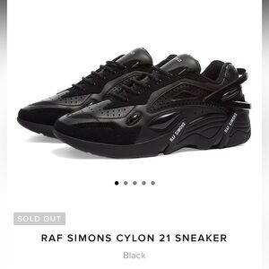 Raf Simons Cylon 21 Black Sneakers